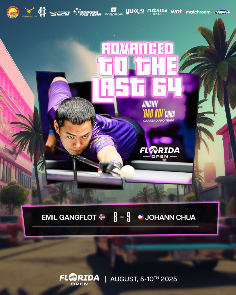Johann Chua - Advanced to Last 64 Florida Open 2025